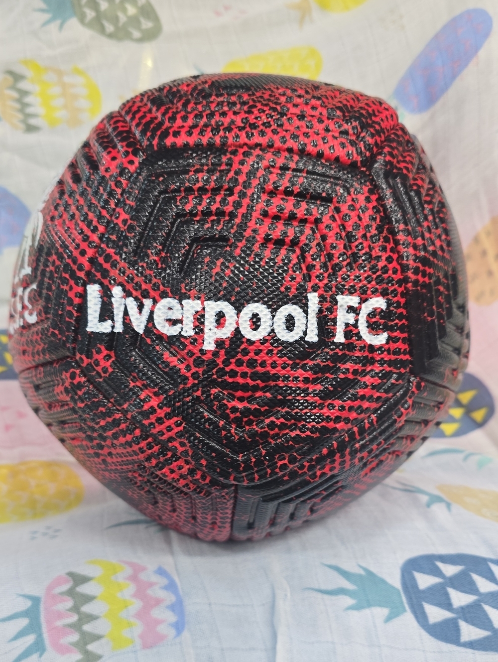 Used In Good Condition Red and Black Soccer Ball